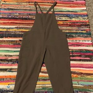 Camo green overalls size M